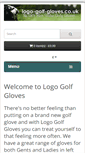 Mobile Screenshot of logo-golf-gloves.co.uk